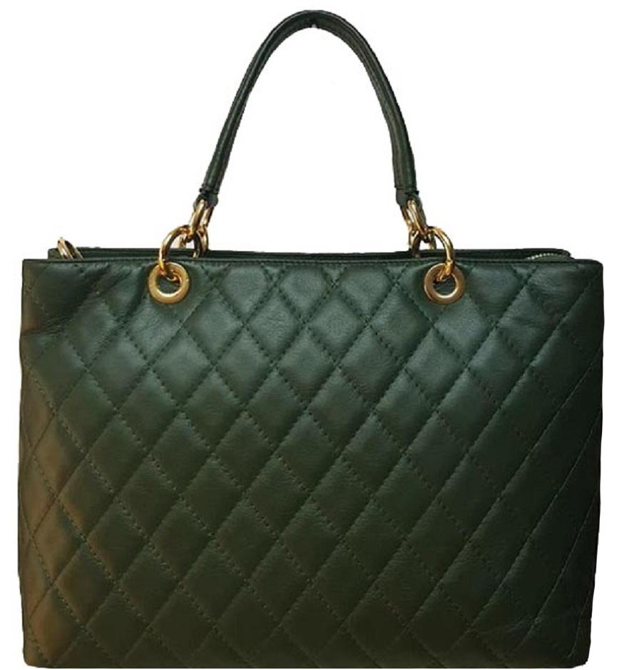 

Женская кожаная сумка Bottega Carele BC104-green