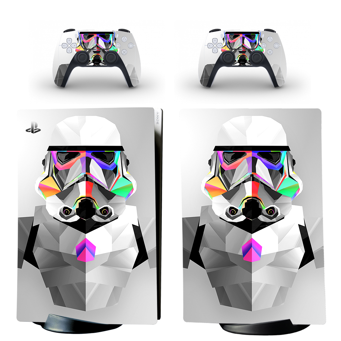 

Виниловые наклейки на PS5 Digital Edition и геймпад DualSense Star Wars Sony PlayStation 5 игровая консоль Skin (PV5016)