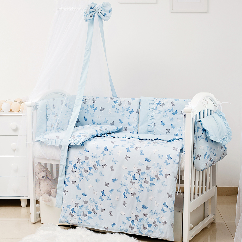 

Комплект постельный 8 эл Twins Romantic Spring collection, Butterfly mint