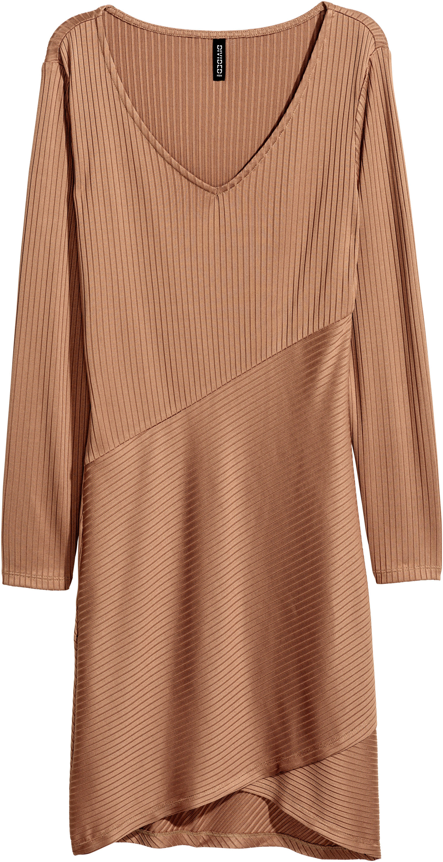 

Платье H&M 4572325 44 Темно-бежевое