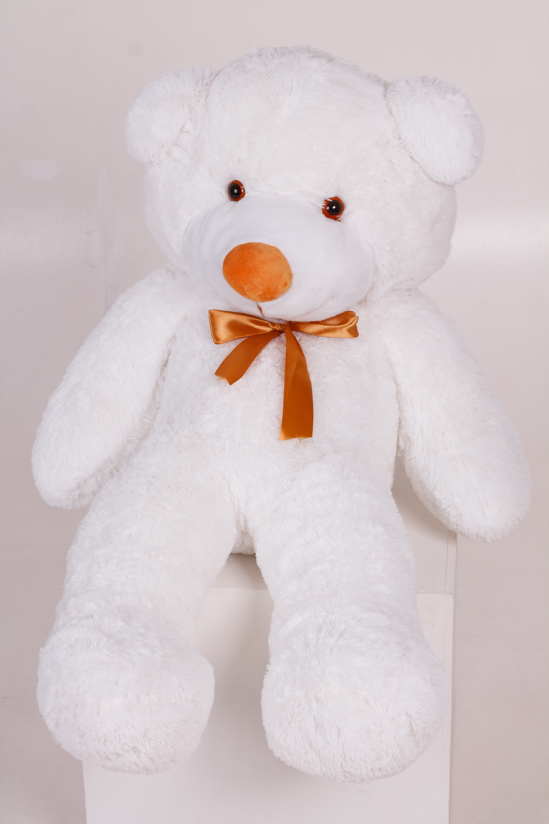Плюшевый мишка Teddy Boom Тедди 100 см белый – фото, отзывы ...