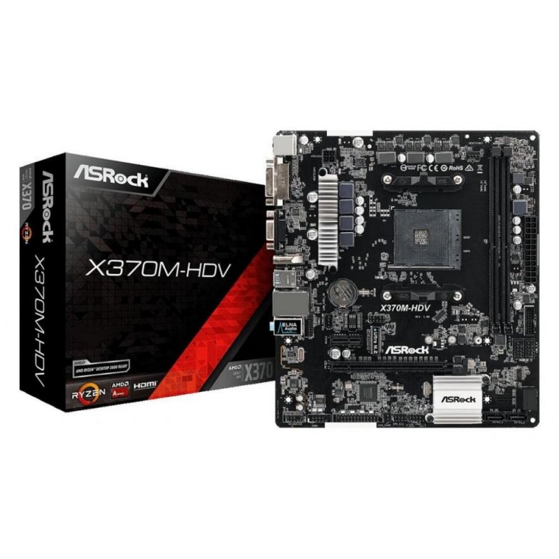 

Материнская плата ASRock X370M-HDV (X370M-HDV)