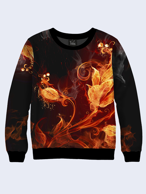 

Свитшот Fiery flowers - Vilno -  - 10052, Свитшот Fiery flowers - Vilno - S - 10052