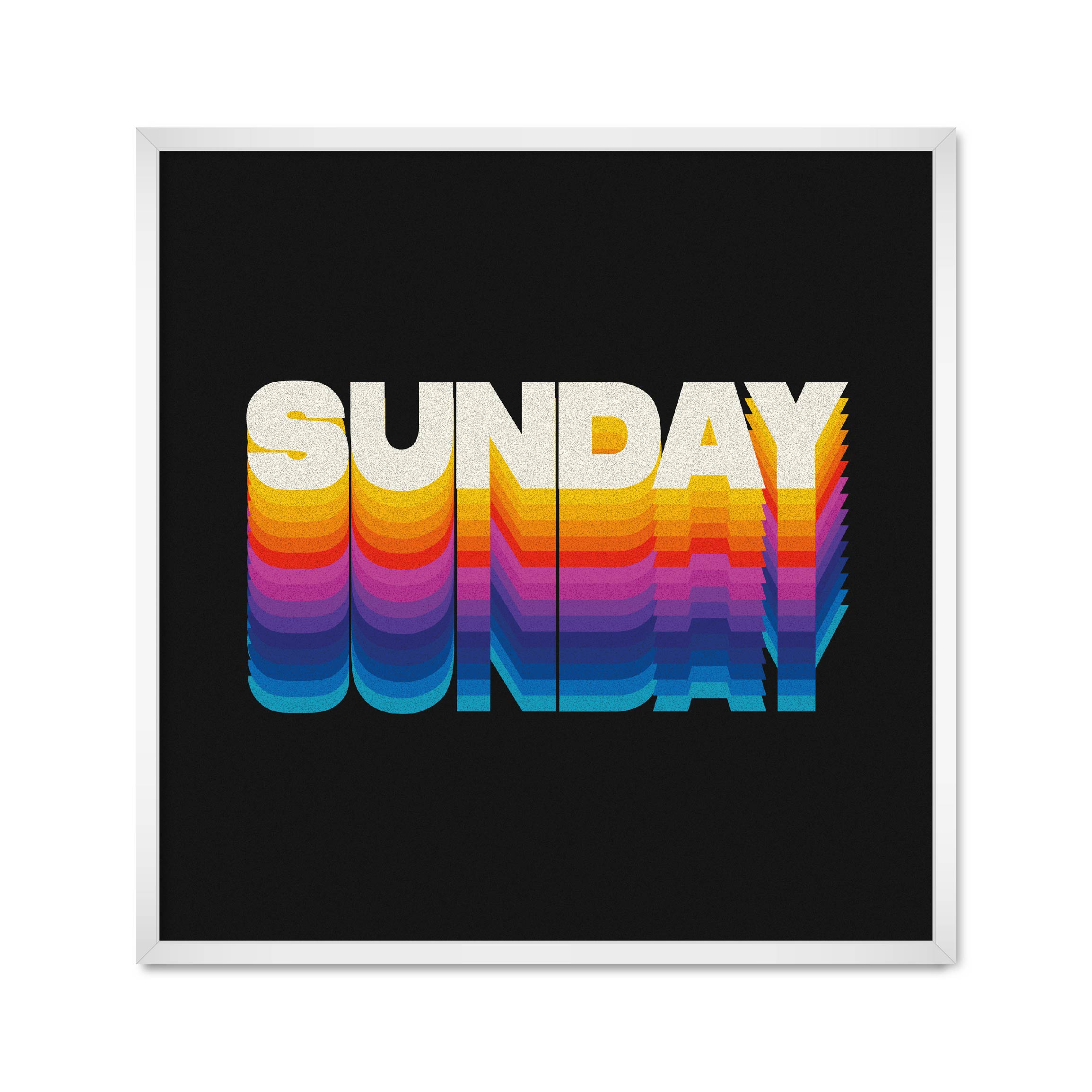 

Постер "Sunday" без стекла 45 x 45 см в белой рамке