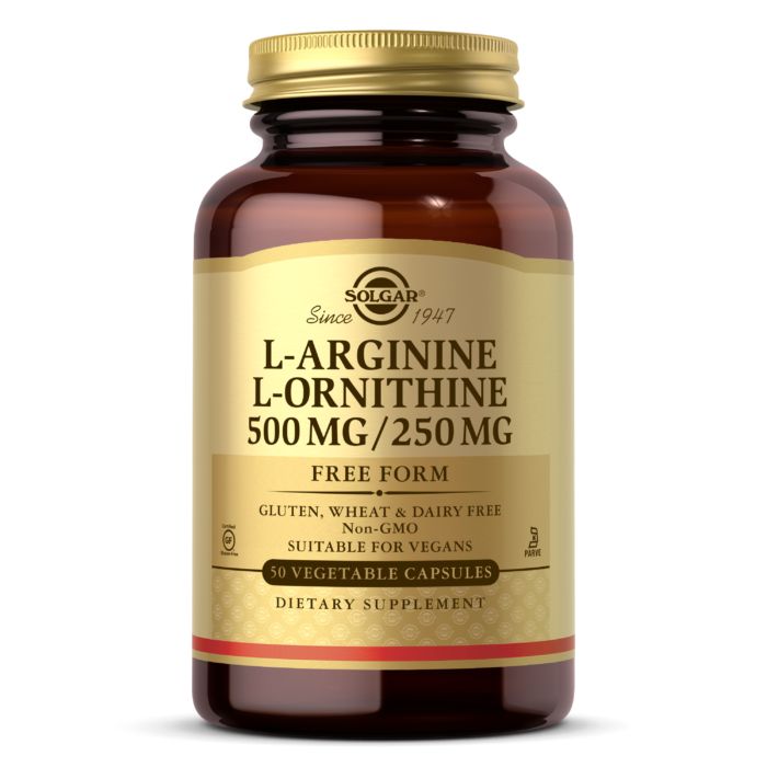 

Аминокислота Solgar L-Arginine and L-Ornithine, 50 вегакапсул