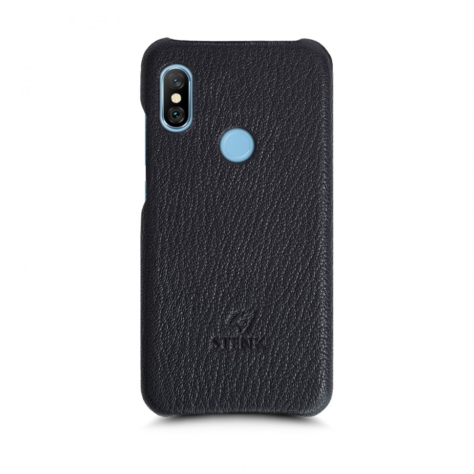 

Кожаная накладка Stenk Cover для Xiaomi Redmi Note 6 Pro Черный