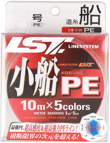 

Шнур LineSystem Kobune PE 150 м #0.6 3.9 кг Разноцветный (L1206C)