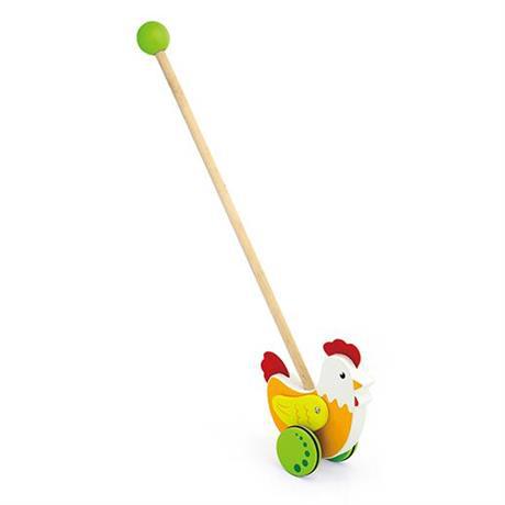 

Игрушка-каталка Viga Toys "Курочка"