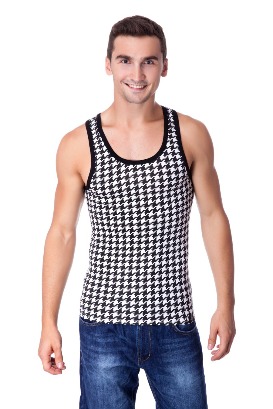 

Майка Jolidon 44/46(XS/S) Чёрно/белый