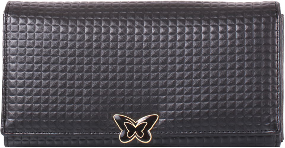 

Кошелек из натуральной кожи 4U Cavaldi DNKPX27-2-black Черный