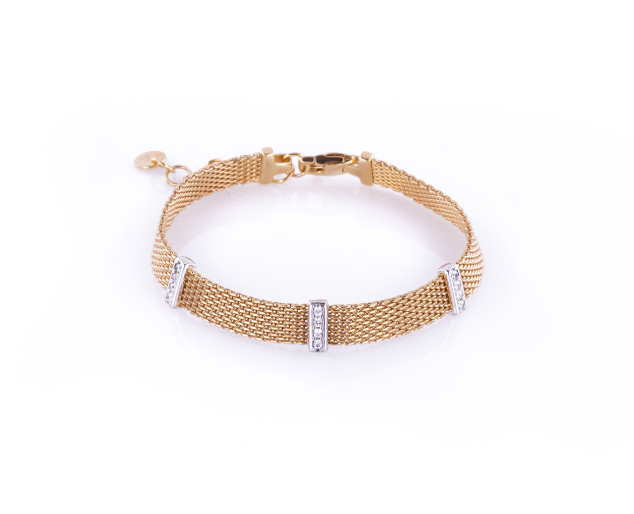 

Серебряный браслет Dariy Milano Gold с камушками B1900150F2556