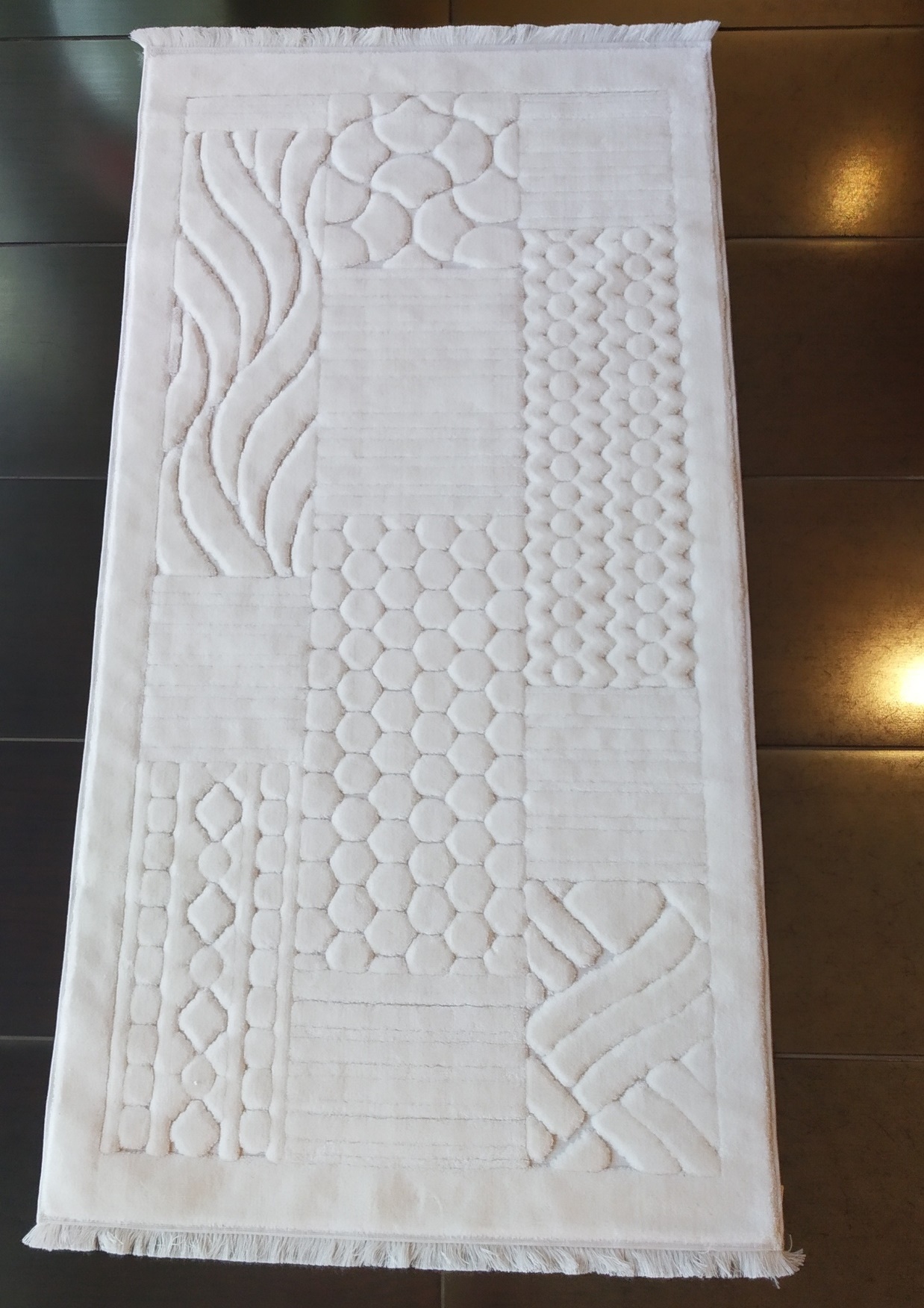 

Коврик Alacati home Floss paspas 80х150 см белый