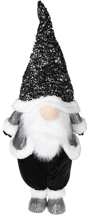 

Мягкая игрушка Гном BlackandWhite 35х26х97 см в пайетках Bona BD-877-022