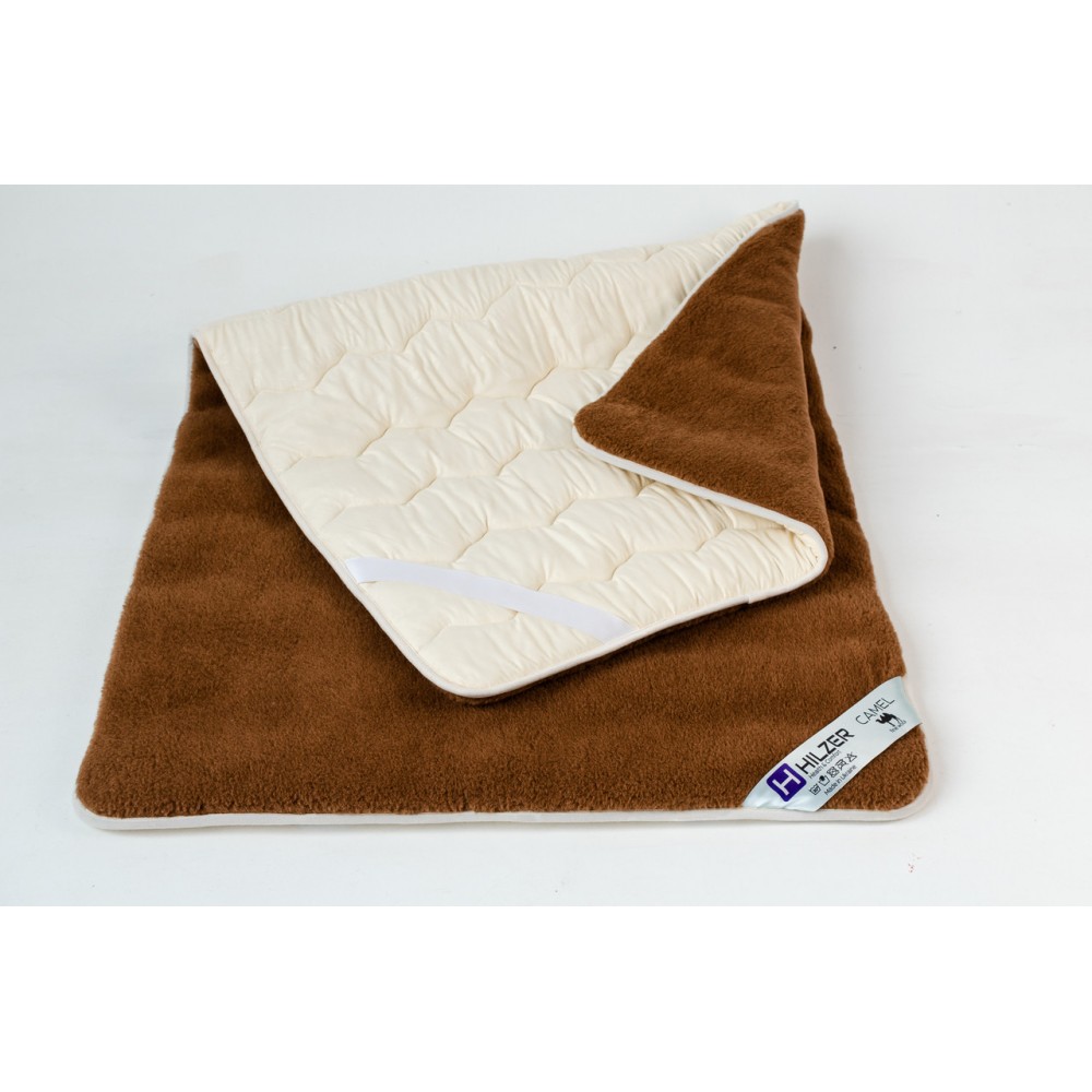

Наматрасник из шерсти верблюда Woolmark Camel HILZER Коричневый 200х200 см + Антимолевый чехол ( FB1117489557HZ)