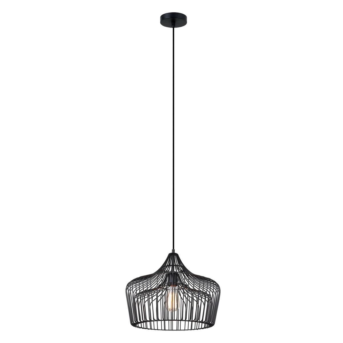 

Подвесной светильник Italux Mdm3297/1 Bk Fabiola