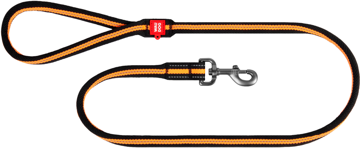 

Поводок-шнур для собак нейлоновый Collar WAUDOG Nylon, амортизирующий, XS, Д 15 мм, Дл 122-130 см (4508)