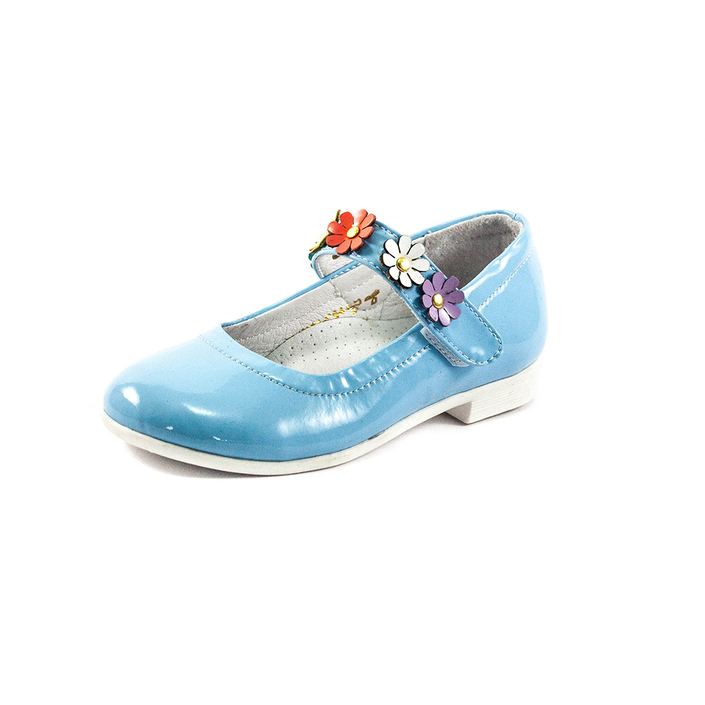 

Туфли детские Foletti Kids FK-Flora голубая кожа (27)