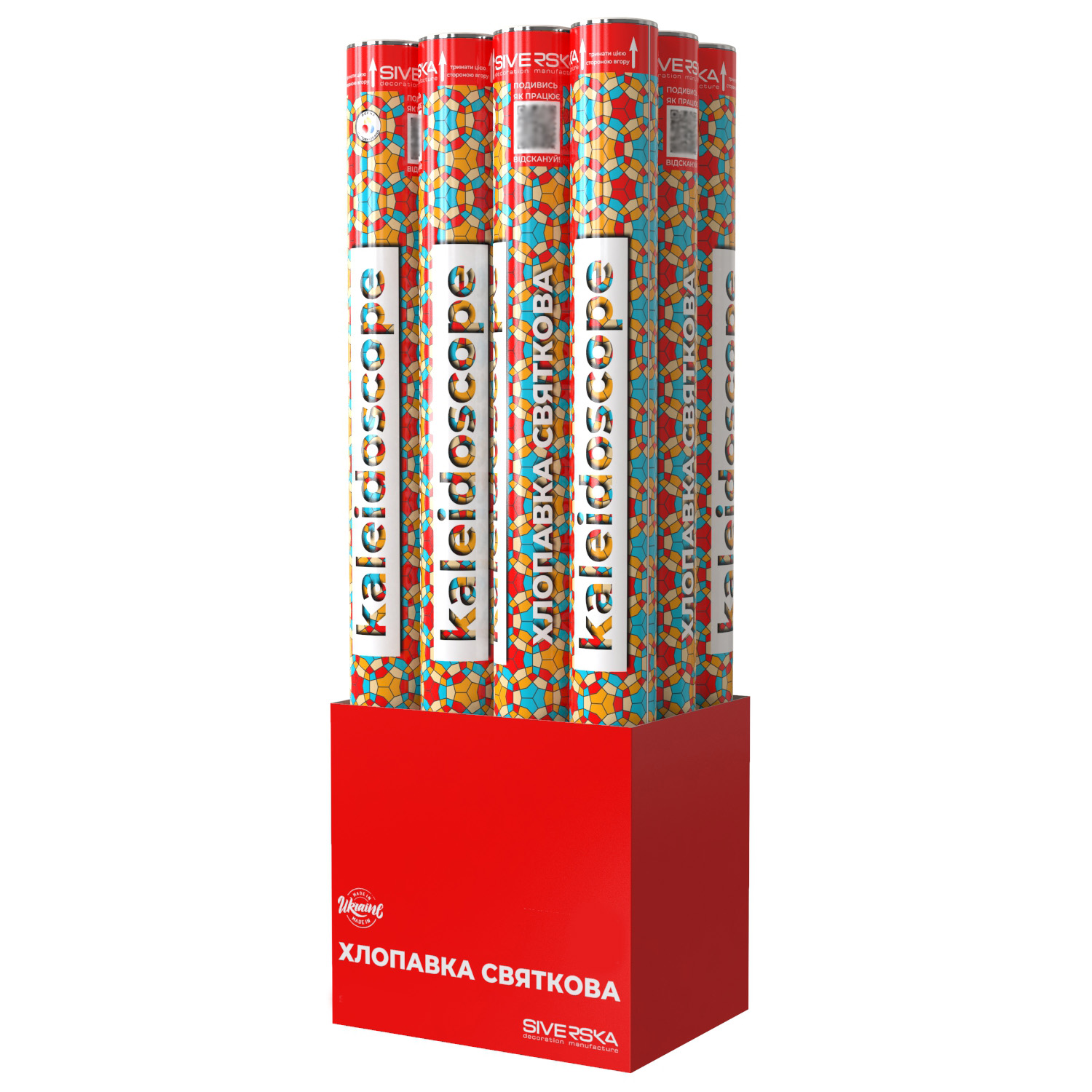 

Хлопавка пневматична Siverska Kaleidoscope 60 см (CLNR006012) Упаковка 12 шт.
