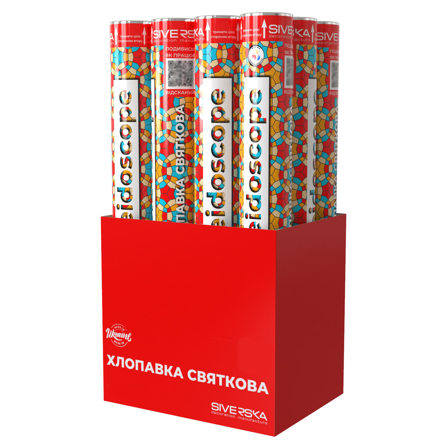 

Хлопавка пневматична Siverska Kaleidoscope 40 см (CLNR004012) Упаковка 12 шт.