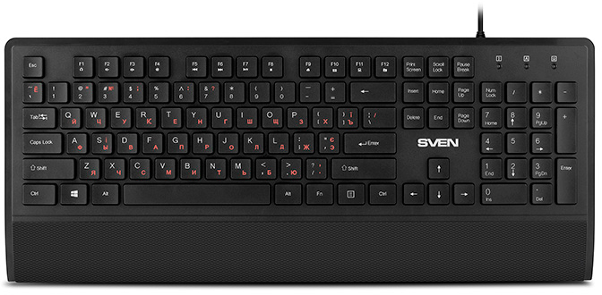 

Клавиатура проводная Sven KB-E5500 USB (00600197)