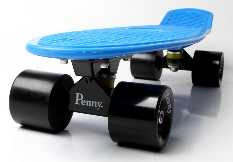 

Скейт Пенни борд Penny 1010 Синий , Черные Колеса