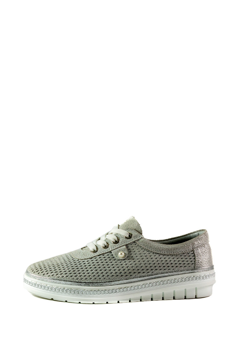 

Мокасины женские Allshoes 1867-7K серебряные (37)