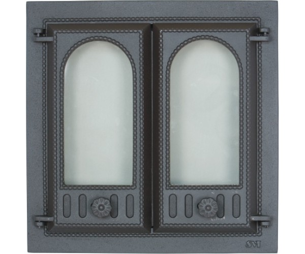 

Каминная дверца двух створчатая SVT 401 (500х500 мм)