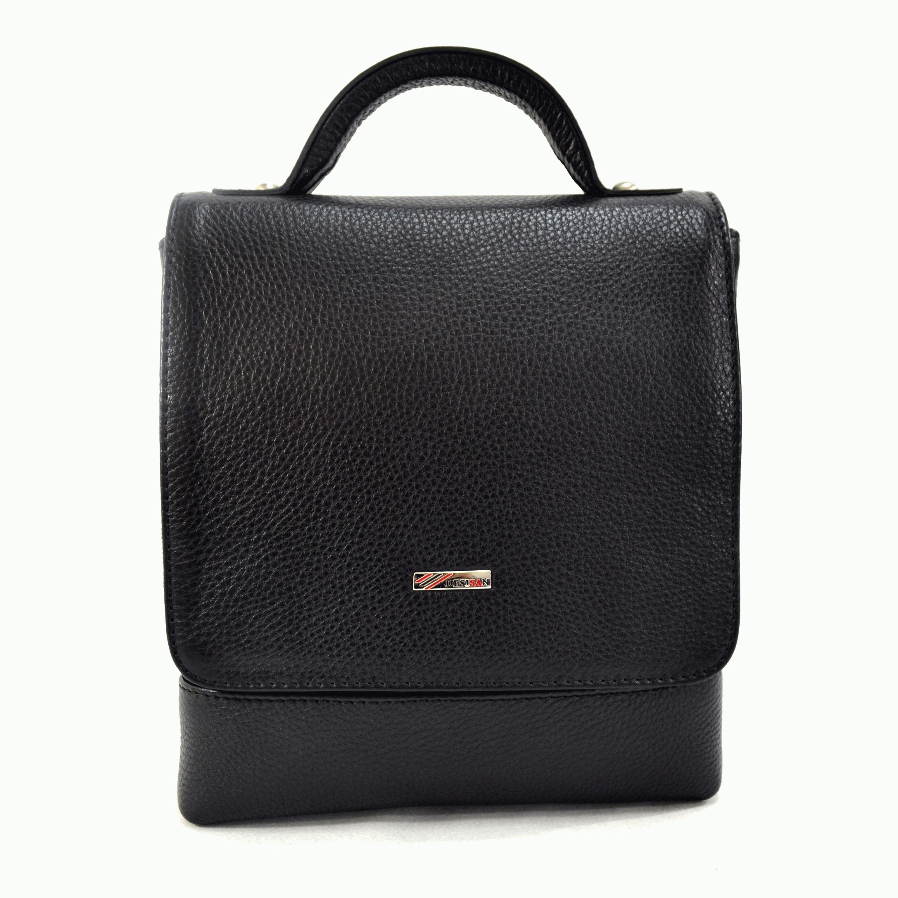 

Сумка Desisan 1340-011black кожаная Черный