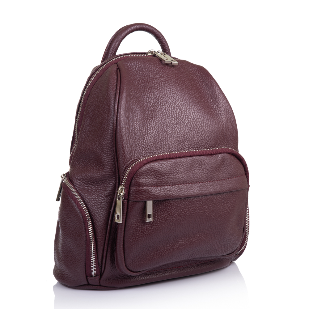 

Рюкзак Virginia Conti VC2238bordo кожаный Бордовый