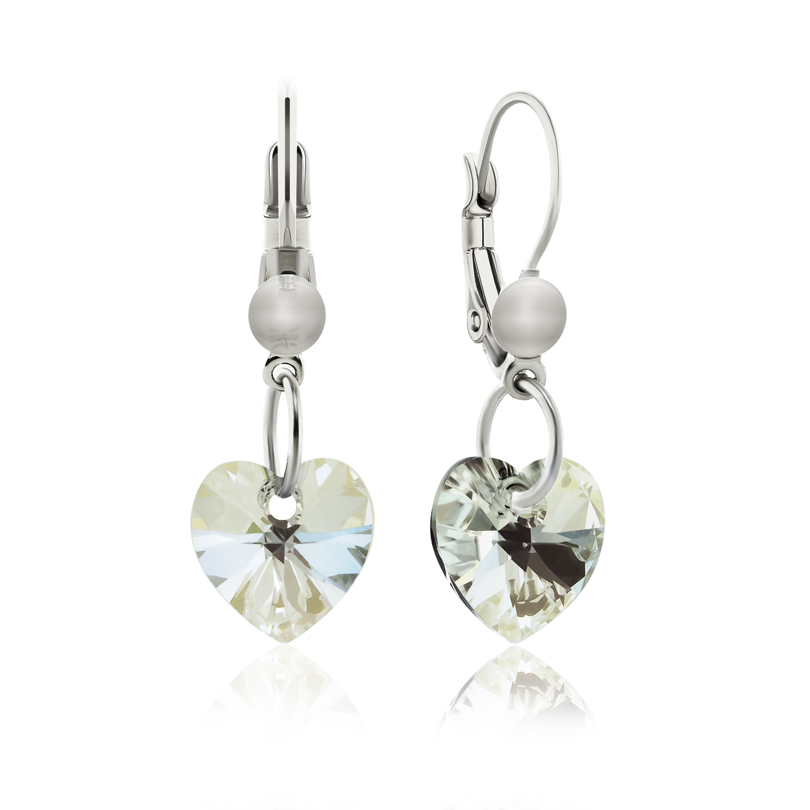 

Серьги KOBI Heart Small 10*10 мм со Swarovski модели 7440-0129-205-32