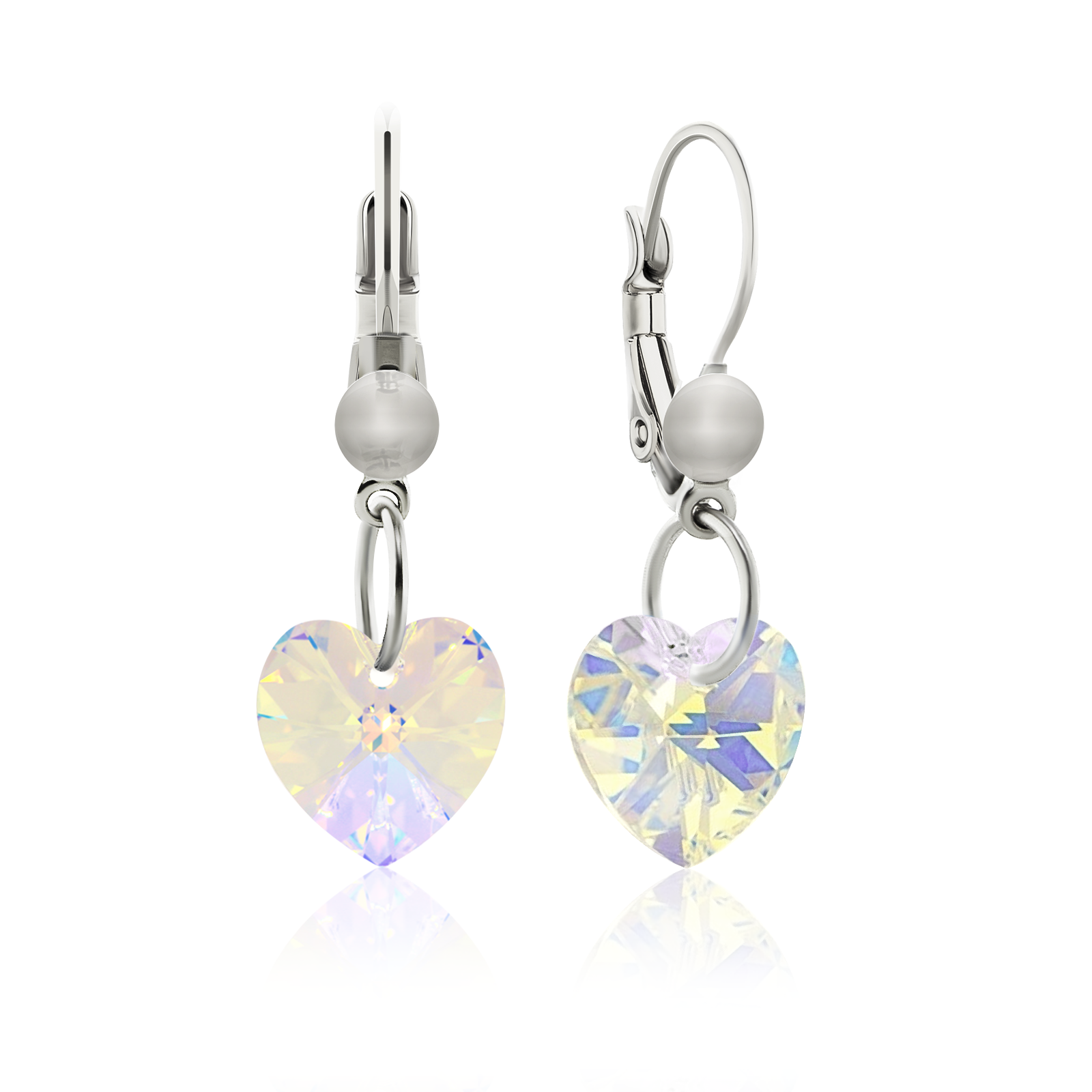 

Серьги KOBI Heart Small 10*10 мм со Swarovski модели 7440-0129-03-32