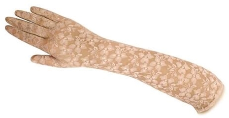 

Перчатки Seta Decor Гипюровые длинные 10-65BG Бежевые