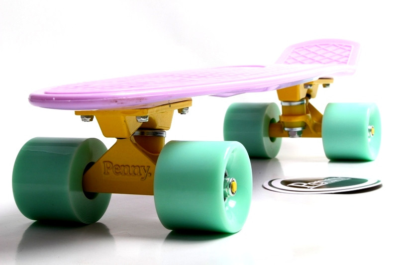 

Скейт Пенни борд Penny Board 2020 Лиловый , Мятные Колеса