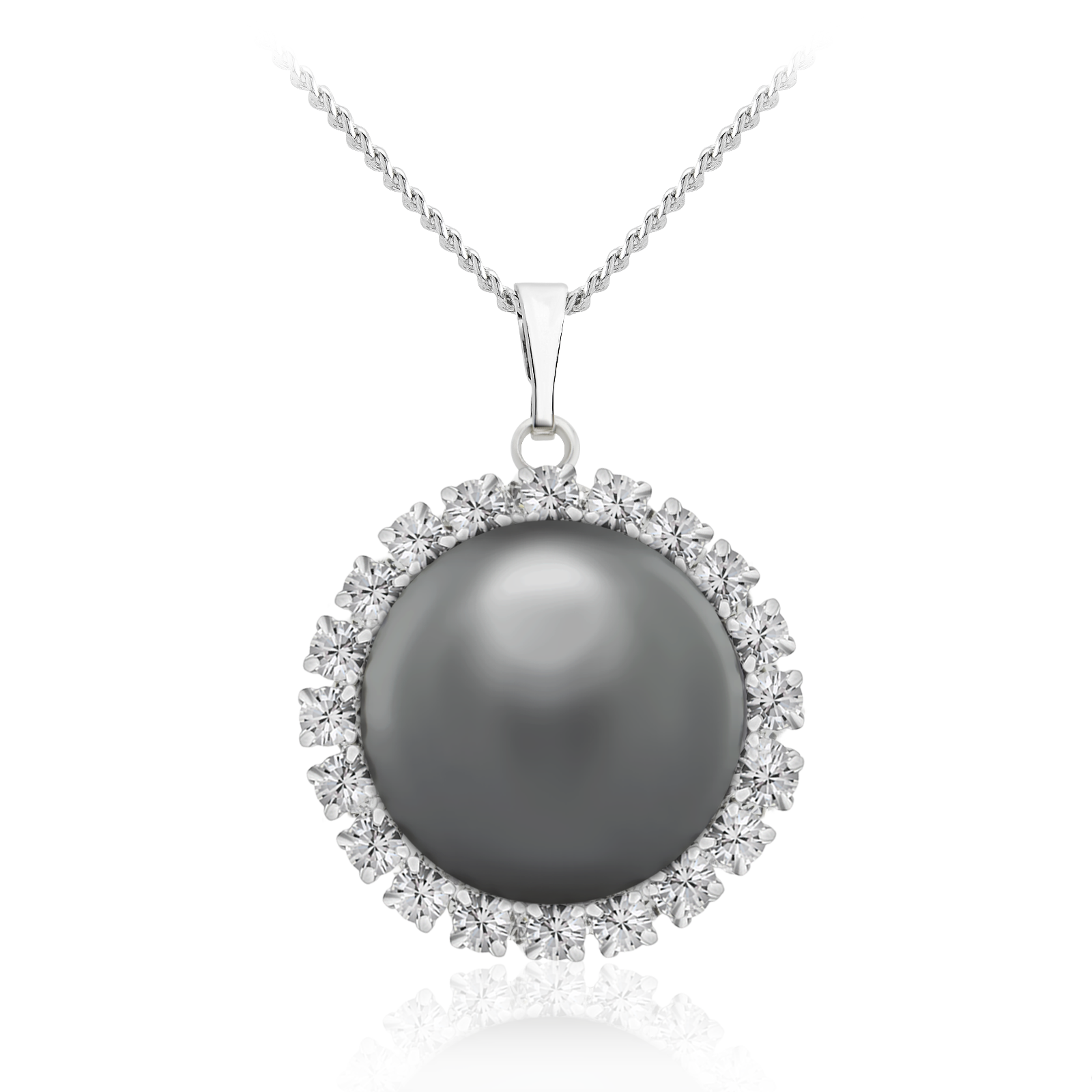 

Кулон c цепочкой KOBI AMELIA с жемчугом Swarovski 10 мм модели 7430-5412-05-32