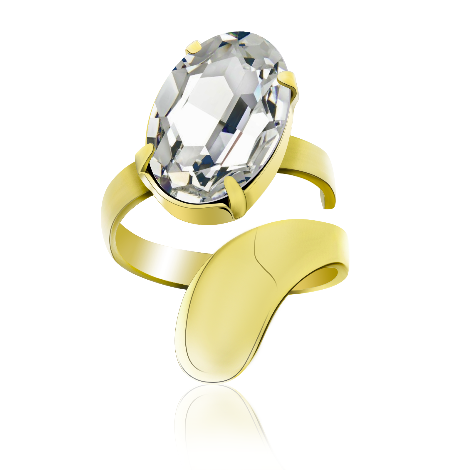 

Кольцо KOBI SONA со Swarovski модели 7770-1027-05