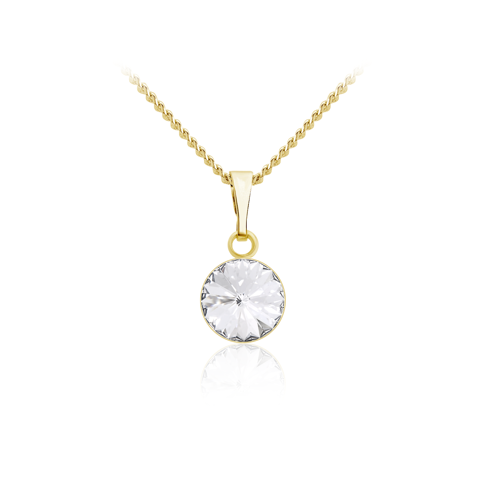 

Кулон c цепочкой KOBI Rivoli 8 мм с кристаллом Swarovski модели 7730-1188-02-35