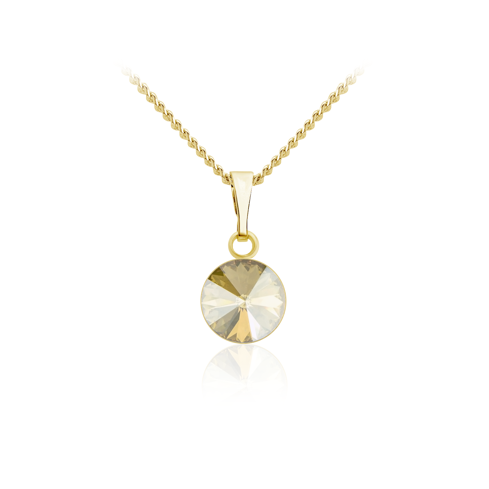 

Кулон c цепочкой KOBI Rivoli 8 мм с кристаллом Swarovski модели 7730-1188-05-35