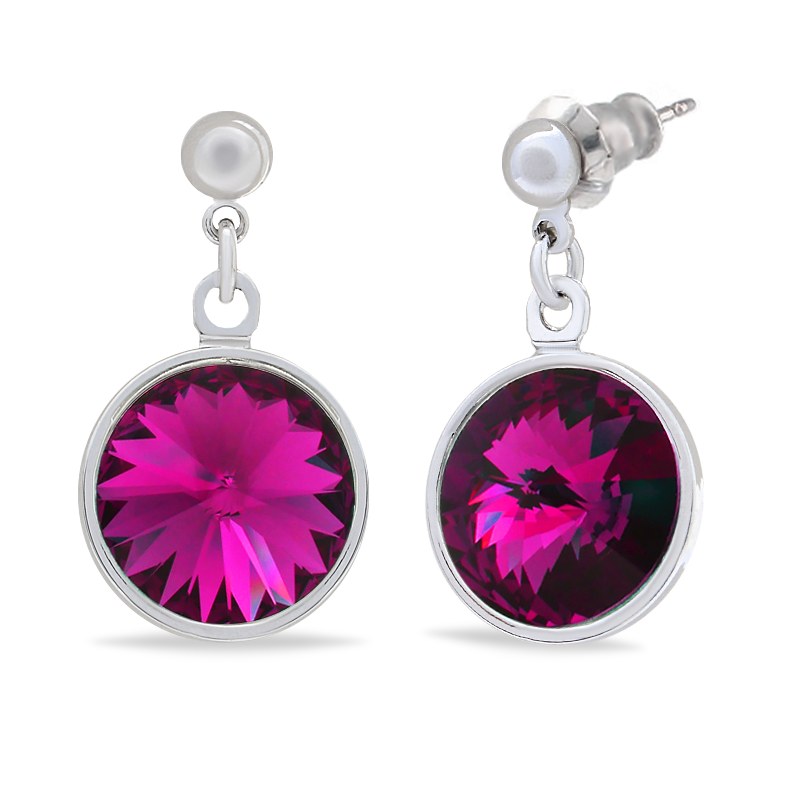 

Серьги KOBI RIVOLI KOLO 12 мм со Swarovski модели 7740-1076-07-32