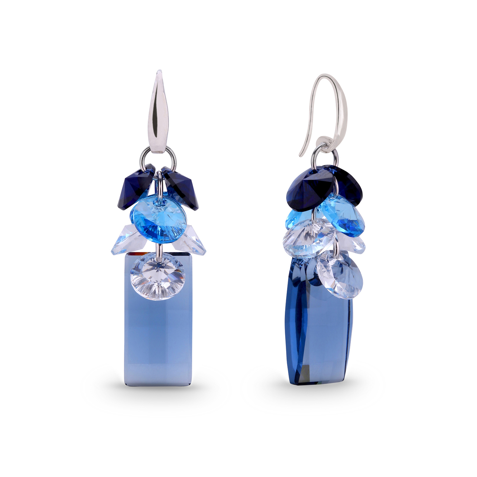 

Серебряные серьги SPARK Neka Dives со Swarovski модели KWP6696DB