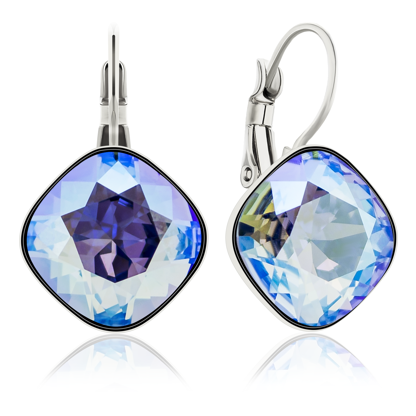 

Серьги KOBI IVONN 14*14 мм со Swarovski модели 7740-1208-70-32