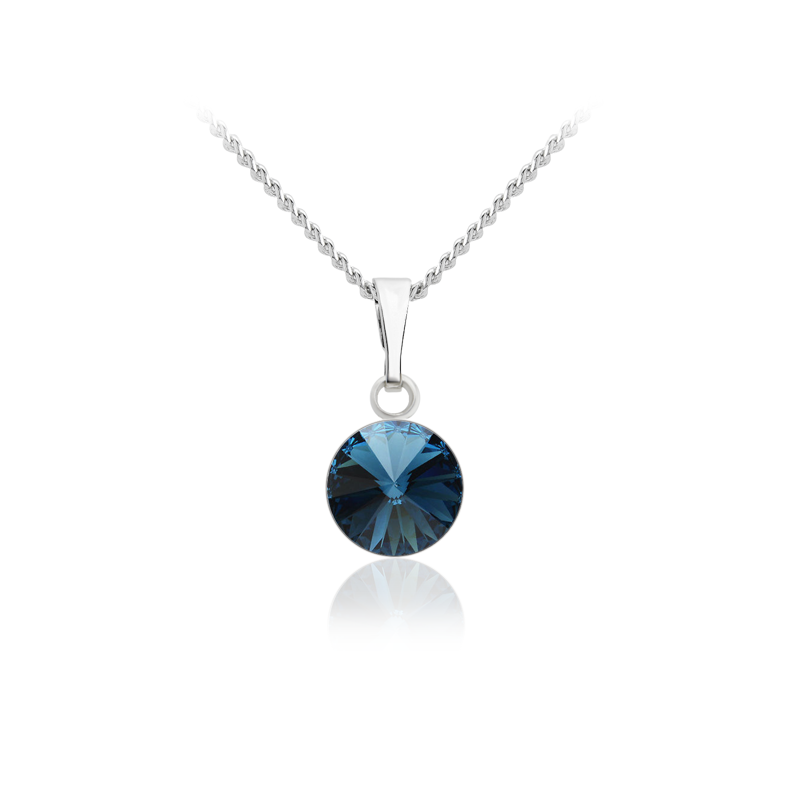

Кулон c цепочкой KOBI Rivoli 8 мм с кристаллом Swarovski модели 7730-1188-20-32