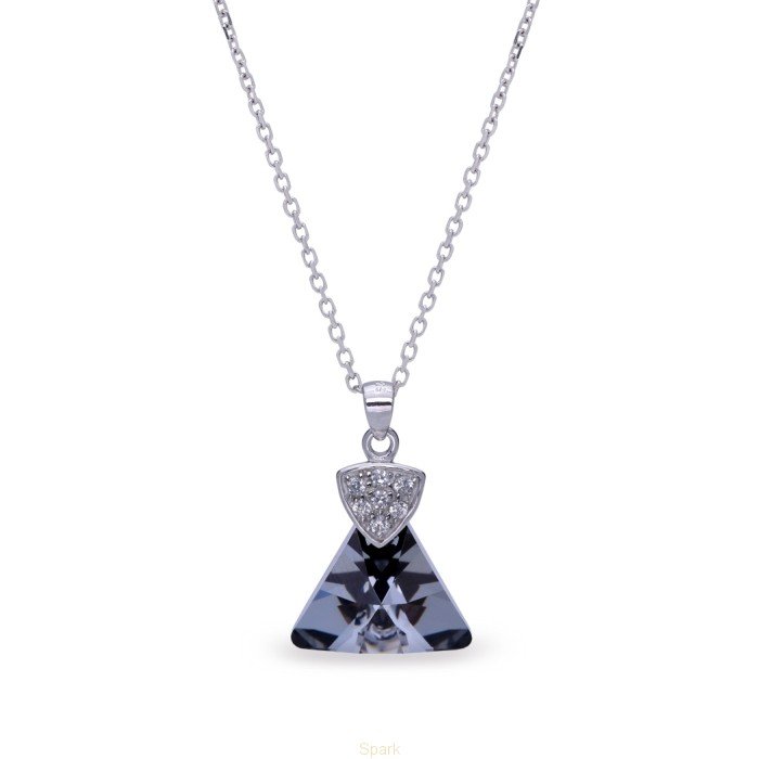 

Серебряный кулон c цепочкой SPARK Triangolo со Swarovski модели N6628SN