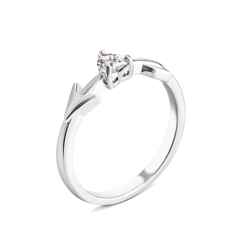 

Серебряное кольцо Silvex925 с фианитом 17.4 мм модели К2Ф/2007-З