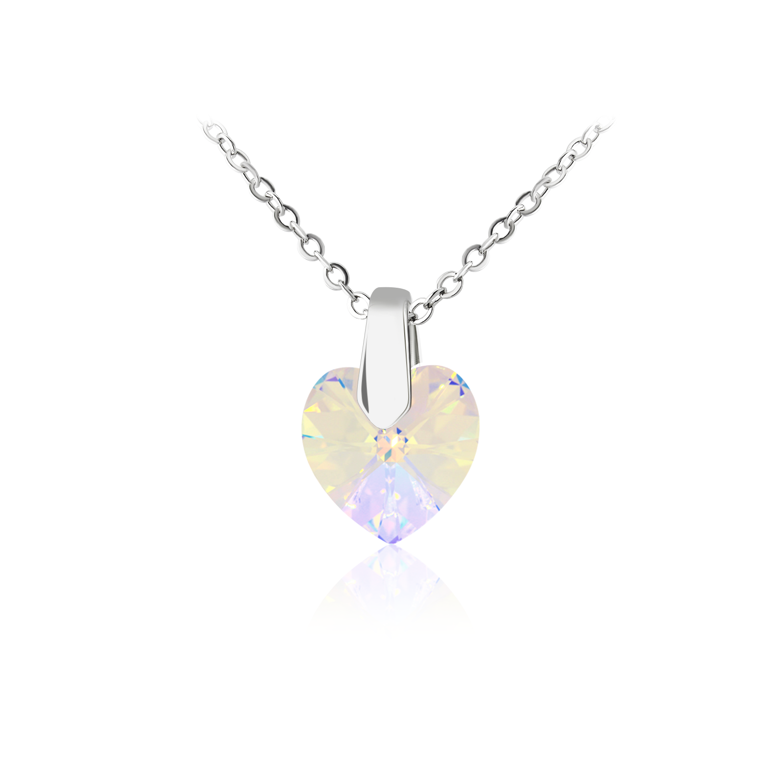 

Кулон KOBI Heart Small со Swarovski 9x10 мм модели 7430-2259-16-32