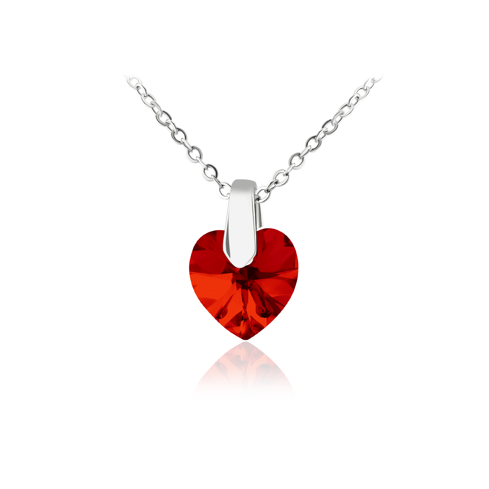 

Кулон KOBI Heart Small со Swarovski 9x10 мм модели 7430-2259-200-32