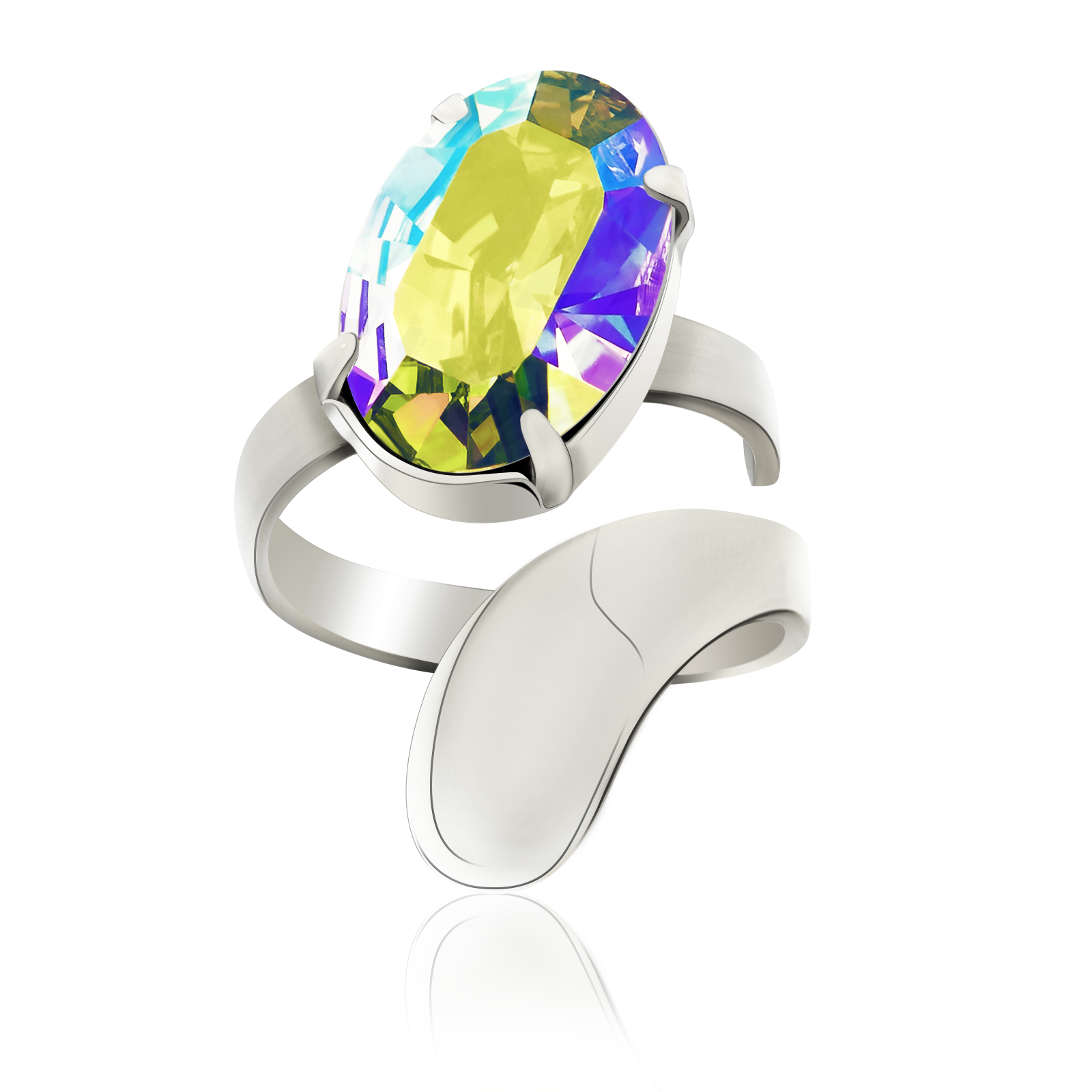 

Кольцо KOBI SONA со Swarovski модели 7770-1027-16
