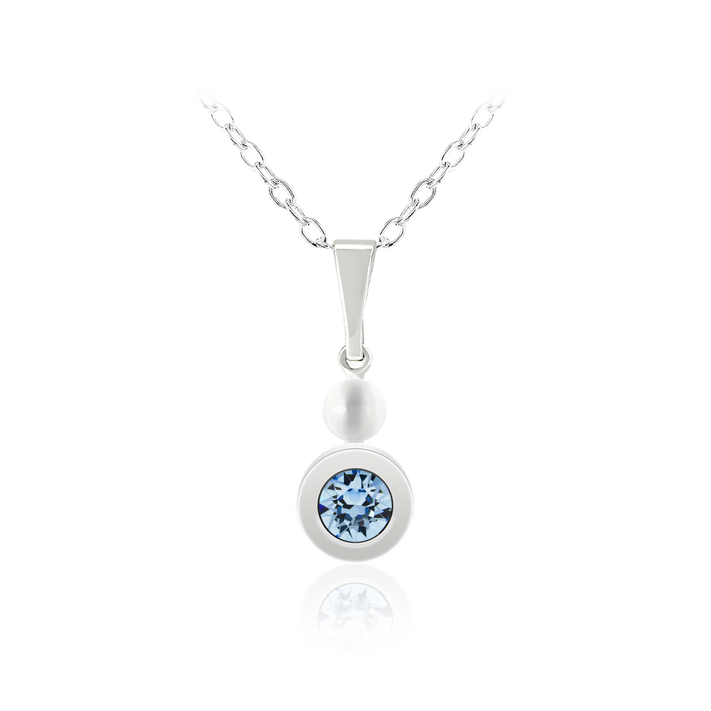 

Кулон KOBI Tora с круглым камнем Swarovski 4 мм модели 7430-2677-12-32