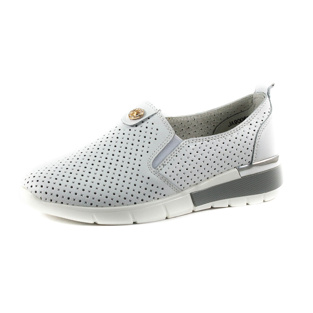 

Мокасины женские Allshoes JA90067-5 белые (36)