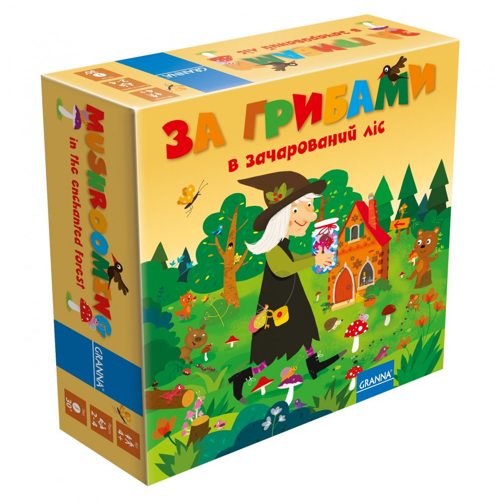 

Настільна гра За грибами. В зачарований ліс TM Granna (82166)