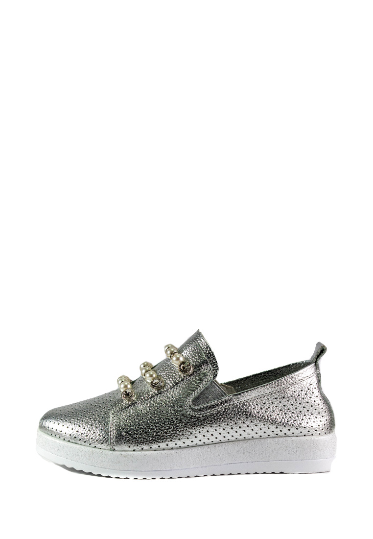 

Кеды женские Allshoes 87565 серебряные (38)